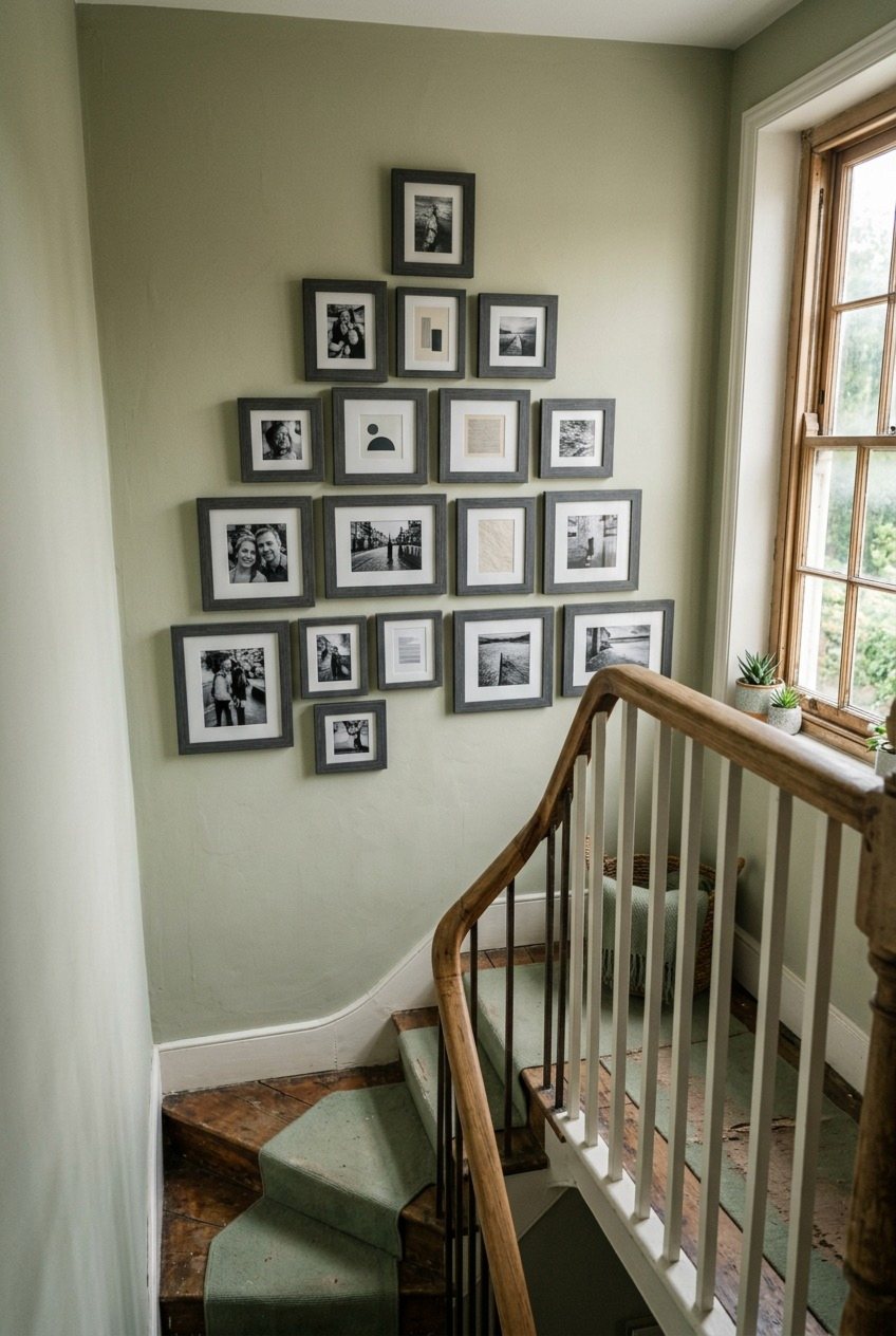 The Pyramid Climb Up A Tight Stairwell Corner